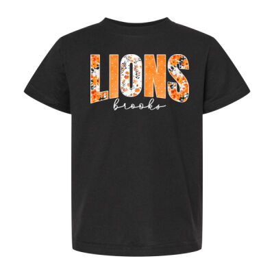 Floral Lions white - Youth Fine Jersey T-Shirt Thumbnail