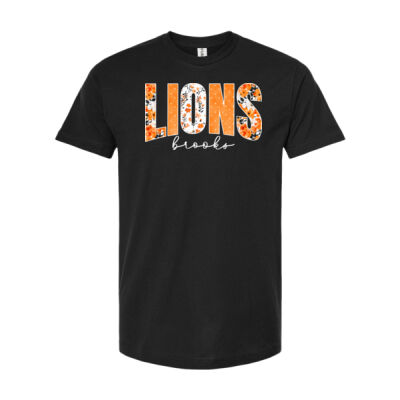 Floral Lions white - Unisex Fine Jersey T-Shirt Thumbnail
