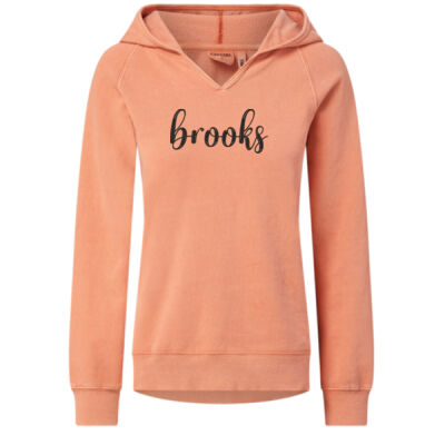 EMB Brooks black - Women's Coastal Color™ Hooded Sweatshirt Thumbnail