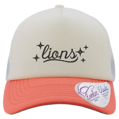 EMB Lions black - Women's Foam Trucker Cap Thumbnail